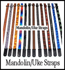 Mandolin and ukulele straps