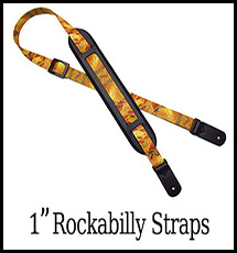 Rockabilly guitar straps