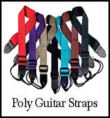 Polypropylene guitar straps